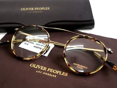 OLIVER PEOPLES MP-3-XL Boston Shape Glasses 46□22-145 Tortoise Shell Eyewear • $299