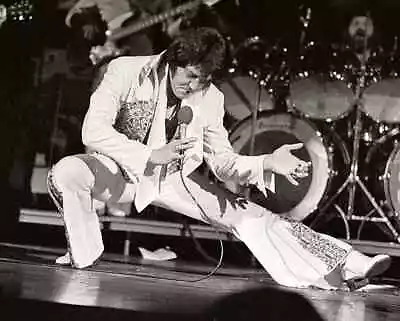 Elvis Presley King Of Rock Rare Concert Picture Poster Photo Print 8  X 10  • $12.50