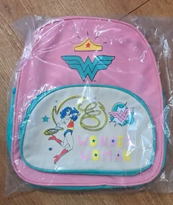 Brand New Little Heroes Kids Warner Bros Wonder Woman Backpack Back Pack Bag  • £9.25