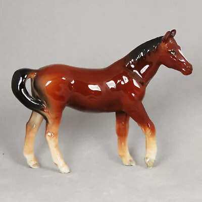 Tiny Vintage Ceramic Porcelain Horse Mini Figurine Looks Like SHAFFORD Japan • $4.99