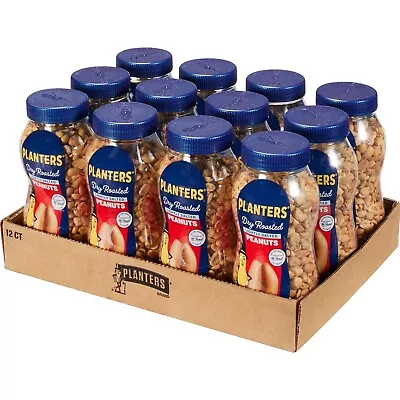 PLANTERS Lightly Salted Dry Roasted Peanuts 16oz Case Of 12 Pack • $26.99