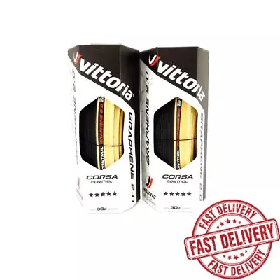 Vittoria Corsa Control G+2.0 700x30C Clincher Skinwall Bike Tire   -1 Or 2 • $67.90