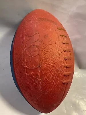 Vtg Original Parker Brothers Official NERF Two Tone Football Red/Blue 70s 80s • $39.99