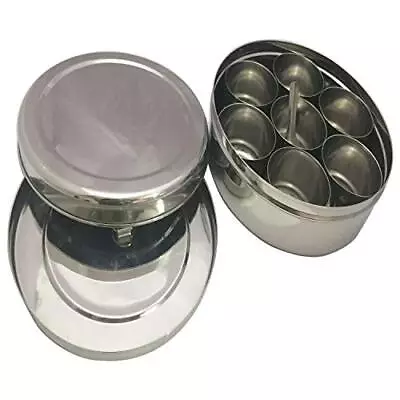 Spice Box Masala Dabba 7 Spice Container Masala Box Spice Organizer With Lid For • $29.67