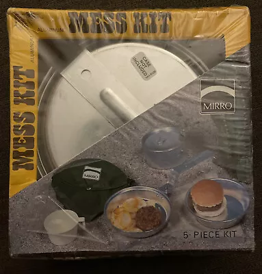 Vintage Mirro Mess Kit 5 Piece Aluminum Cooking Kit - M-4362-53 New-Made In USA • $24.95