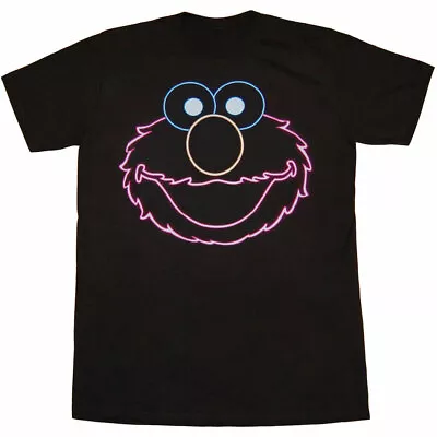 Sesame Street Neon Elmo Face T-Shirt • $19.99