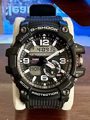 Casio GG-1000-1A G-Shock Mudmaster Twin Sensor Watch. Black • $225