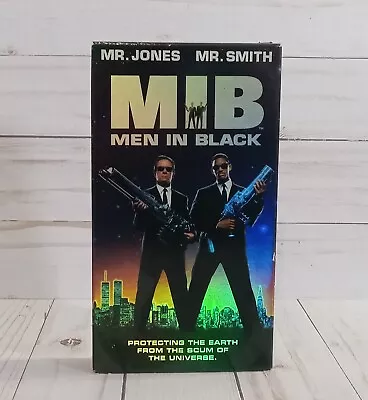 Men In Black VHS Tape 1997 Action/Sci-Fi Will Smith Tommy Lee Jones SHIPS FREE • $6.29