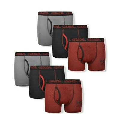 Ecko Unltd. Lot 6 Pack Boy's Boxer Briefs Underwear Compression Stretch Sport • $39.99