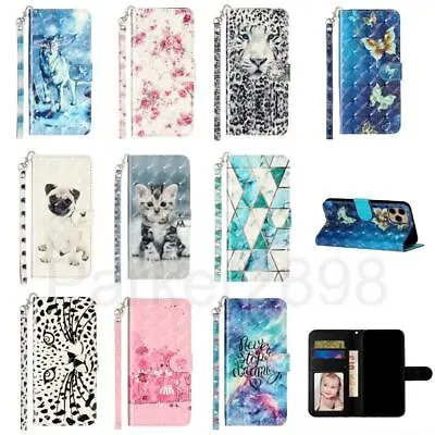 $15.39 • Buy For IPhone 14 13 12 11 Pro XR XS MAX 8 7 Plus Pattern Leather Wallet Case Cover