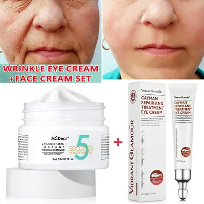 5Seconds Wrinkle Remove Instant Face Cream Skin Tightening Anti-Aging Serum UK • £15.45