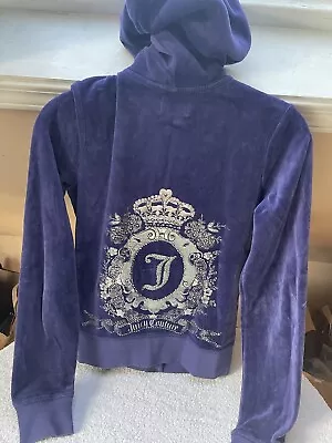 Vintage Juicy Couture Velour Purple S  Hoodie Women’s • $26