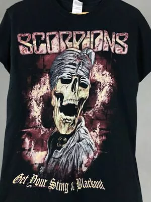 Scorpions Vintage Rock Overprinted Band Black Short Sleeve T Shirt Unisex NH9381 • $16.99