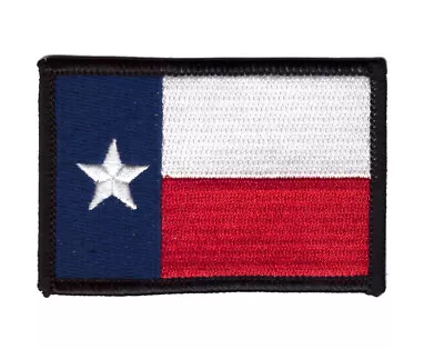 Texas State Lone Star Flag Patch For VELCRO® BRAND Hook Fastener • $4.50