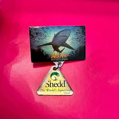 Shedd Aquarium Shark Wild Reef Chicago Illinois Souvenir Collector Pin Charm • $10