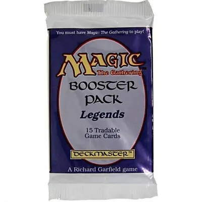 Sealed English Legends LEG Booster Pack Magic The Gathering MTG • $1099.99