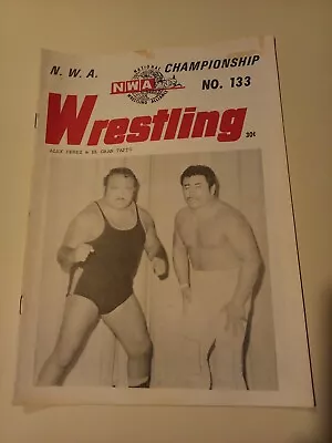 Exc NWA CHAMP  Brisco Mcguirk Sweeten Wrestling Program 1974 Alex Perez Tapio Ww • $7.99