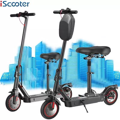 IScooter 350W/500W Adult Foldable Electric Scooter Long Range High Speed W/ Seat • $129.99