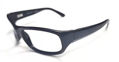 Maui Jim Sting Ray MJ103-02 NO Lenses Black Wrap Sunglasses Frame Italy • $31.49