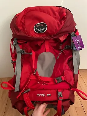 Osprey Ariel 65L Women's Hiking Backpack - Brand New Never Used - Size Small • $250