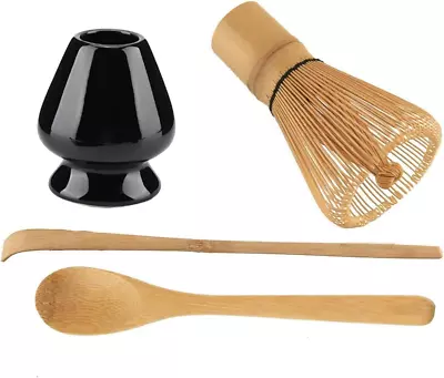 4727 Matcha Whisk Set Japanese Chasen Bamboo Whisk Tea Spoon And • $22.24