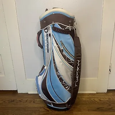 Maxfli Revolution Womens Golf Bag Blue Brown Lightweight FREE SHIPPING • $99.99