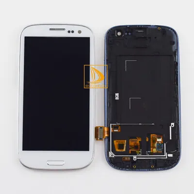 For Samsung Galaxy S3 I9300 Touch Screen Digitizer LCD Screen Assembly Frame #WE • $28.82