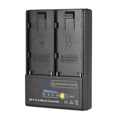 $22.16 • Buy Andoer NP-F To V-mount Battery Converter Adapter Plate With Dual Slot  For O2F8