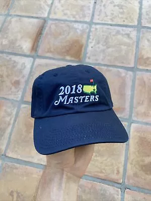 The Masters 2018 Hat Adult Adjustable Black American Needle Strapback Golf • $30