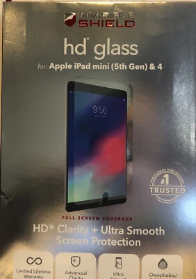 ZAGG InvisibleShield-Tempered Glass Screen Protector Made For Apple IPad Mini 4 • $25.99