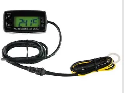 Vintage Racing Go Kart Tach/Temp Gauge Karting With User Set Recall And Warnings • $79.99