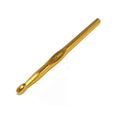 £2.99 • Buy Aluminium Crochet Hook Golden 8mm