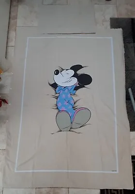 Vintage 1980 / 1990 Walt Disney Mickey Minnie Mouse Single Duvet Set Pillowcase  • £19.99