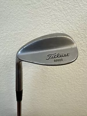 TITLEIST 6000s Lob Wedge Golf Club Blade 60 Degree Steel Left Handed New Decade • $34.99
