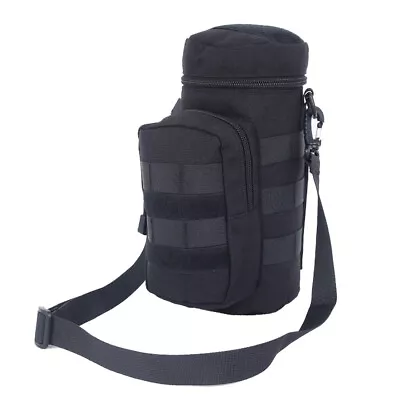 Tactical MOLLE Water Bottle Pouch Carrier H2O Hydration Water Bottle Holder • $14.99