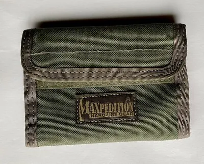 Maxpedition Spartan Wallet 5.5 L X 0.5 W X 3.75 H Foliage Green - 0229F • $23.95