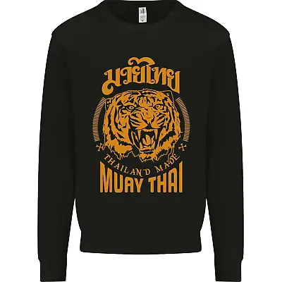 Muay Thai Fighter Warrior MMA Martial Arts Mens Sweatshirt Jumper • $20.19