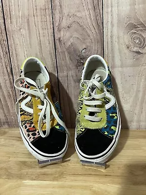 Van's Animal Print Color Block Sneakers Sz US 4.5 Men / 6.0 Women • $9.99