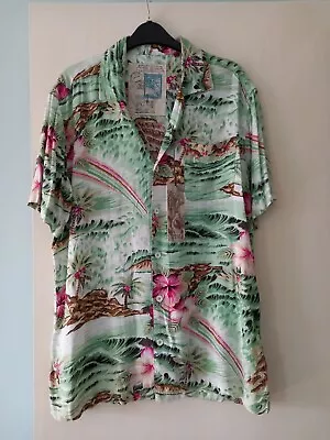 River Island Shirt Size M Hawaiian Print Rockabilly 50's Style BNWT • £8.99