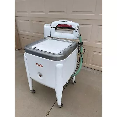 Antique Maytag Wringer Washer Electric Mid 20th Century • $300