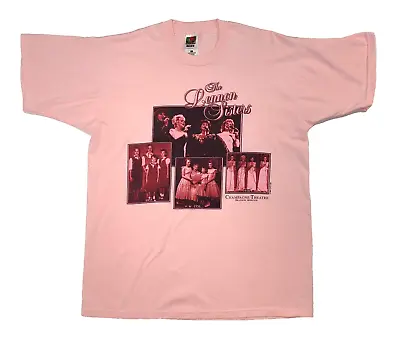 Rare Vintage Lennon Sisters Size Large Pink T-Shirt Tee Shirt 1998 Branson MO • $29.95