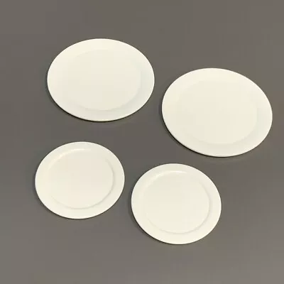 2 Big & 2 Small White Plate Accessory For American Girl 18  Doll Retired Toys #8 • $4.74