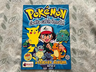 Empty Pokemon Series 2 Merlin Sticker Album • £15