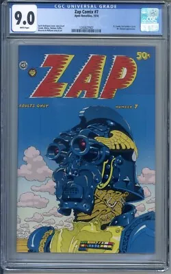 Zap Comix #7  Cgc Graded Vf/nm 9.0  Robert Crumb First Printing • $125