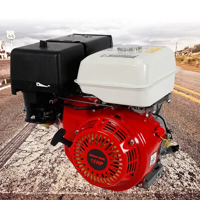 $290 • Buy 420cc Engine OHV Horizontal Gas Engine Recoil Start Go Kart Motor 15HP 4Stroke