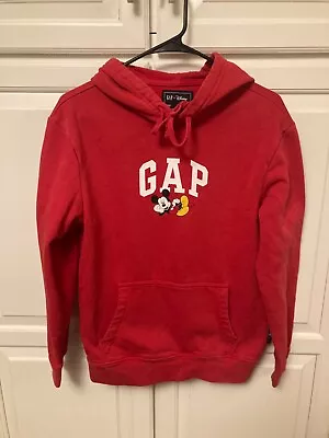 GAP Disney Mickey Hoodie Vintage Red Mens XS • $6