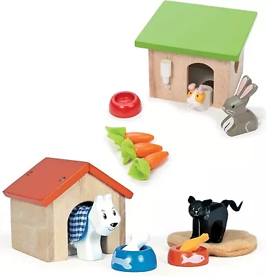 Le Toy Van Wooden Daisylane Pet Set Bundle For Dolls House • £21.99