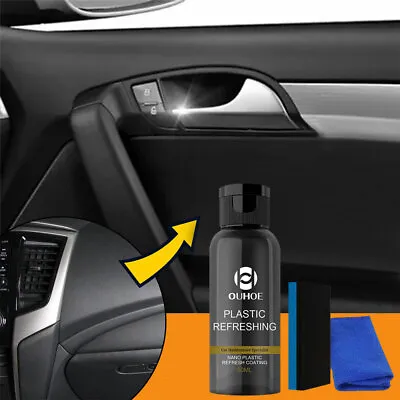 50ml Plastic Refurbish Agent Car Interior Parts Dashboard Restorer Accessories  • $8.99