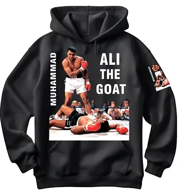 Muhammad Ali The Goat T-shirt. Hooded Sweatshirt. Cassius Clay • $36.99