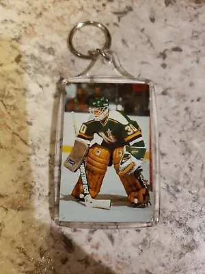 Photo File NHL Jon Casey Minnesota North Stars Keychain • $5.99